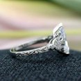 thumbnail image 2 of Hearts And Arrows Super Flash Horse Eye Zircon Ring Women, 2 of 5