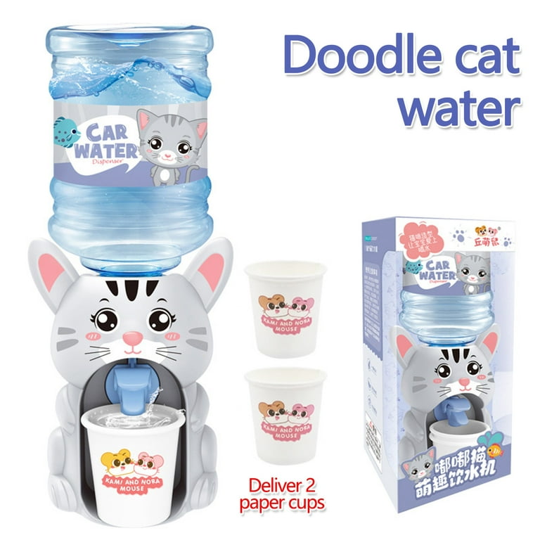 QISIWOLE Toys Desktop Water Dispenser Cooler Mini Bottom Load for Bedroom-  Kids Mini Water Dispenser Animal Style Water Machine Deals 