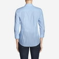 thumbnail image 2 of Eddie Bauer Women's Wrinkle-Free 3/4-Sleeve Shirt - Print Blue PM, 2 of 2
