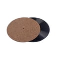 thumbnail image 2 of Alfombrilla de goma de corcho para tocadiscos, alfombrilla antiestática para reproductores de discos de vinilo, 2 of 6