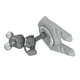 thumbnail image 3 of Soporte para teléfono con Oso Lindo, innovador, multifuncional, portátil, Kung Fu Bear, soporte para tableta y teléfono móvil de escritorio, color gris plateado, 3 of 12