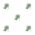 thumbnail image 1 of Minnieouse Vintage Women Plume Fascinator Retro Style Velo Hat Diadema Flower Headwear para Club Horse Racing Events Green blue Type2 NO2, 1 of 6