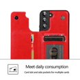 thumbnail image 5 of FIEWESEY for Samsung Galaxy S22 Plus Wallet Case with Card Holder, PU Leather Kickstand Card Slots Case, Double Magnetic Clasp Durable Shockproof Cover for Samsung Galaxy S22 Plus(Red), 5 of 9