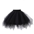thumbnail image 5 of Falda de gasa de media longitud para adultos de talla grande de Europa y Estados Unidos, falda de color sin hueso, falda de ballet hinchada para actividades de rendimiento para mujer, 5 of 5