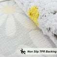 thumbnail image 6 of Bathroom Rugs Non Slip Washable, Blue Large Bath Mats for Bathroom Floor, Soft Cute Daisy, Shaggy Soft and Absorbent, Thick Plush Shower Bath Rug Runner Decor, 6 of 7