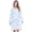 Blue Rose, variant on - Flannel Floral Long Sleeve Nightgowns for Women, Soft Lightweight Cotton & Lace Trim, Comfortable Lounging, Floral Pink X-Large