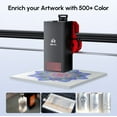 thumbnail image 2 of Algo 20W Optical Power Module, 96W Engraving Cutting Module with Air Assist, High Accuracy Compressed Spot Head for Most Engraver and Cutter Machine, Engraving 500+ Colors On Metal Steel, 24V, 2 of 11