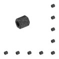 thumbnail image 2 of Jumpingount Accesorio hexagonal de cuentas de cobre para el hogar, joyas multicolores para adultos, ornamentales para doméstico artesanal, Negro Hao Negro 10piezas, 2 of 6