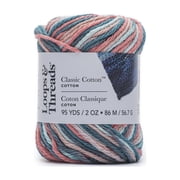 Loops & Threads Classic Cotton Patterned Yarn, 18 Pack