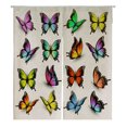 thumbnail image 1 of ABPHQTO Coloridas mariposas japonesas Noren cortina puerta ventana tratamiento cortinas 85x150 cm, 1 of 1