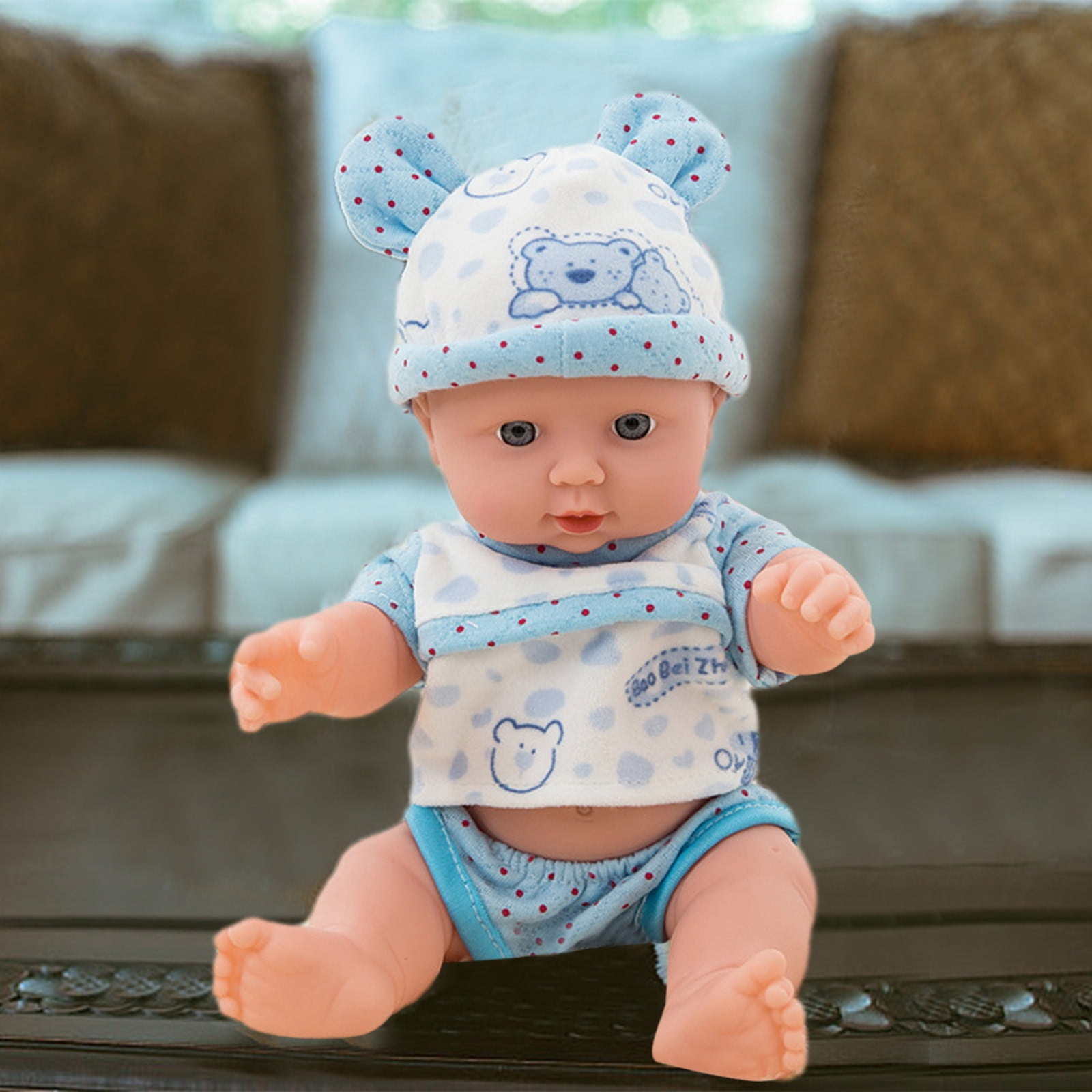 Generic 12 Inch Talking Baby Doll, Soft Body Interactive Baby Doll, Crying Talking Dolls with Different Sounds and Accessories, Pretend Play Preschool Toys for 2-6+ Year Old Girls Boys