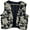 Black, variant on Sleeveless Cotton Kantha Outerwear Vests, Women's
