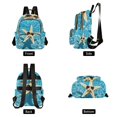 thumbnail image 2 of JIALIOU Mini Backpack Purse for Women Quilted Casual Daypack Small Travel Shoulder Bag, Starfish with Sunglasses, 2 of 7