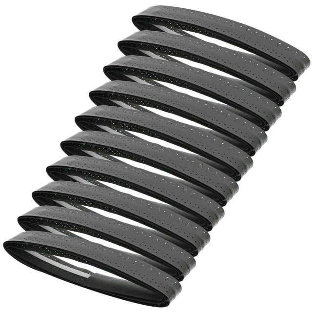 Raqueta de bádminton Overgrip Perforado Adhesividad Caña de pescar antideslizante Banda para el sudor Agarre Tapblack