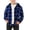 Blue, variant on Boys Flannel Hoodie Shirts Long Sleeve Plaid Button Down Shirt Jackets Fashion Fall Winter Hooded Coat with Chest Pocket Size 4-15 Years Green