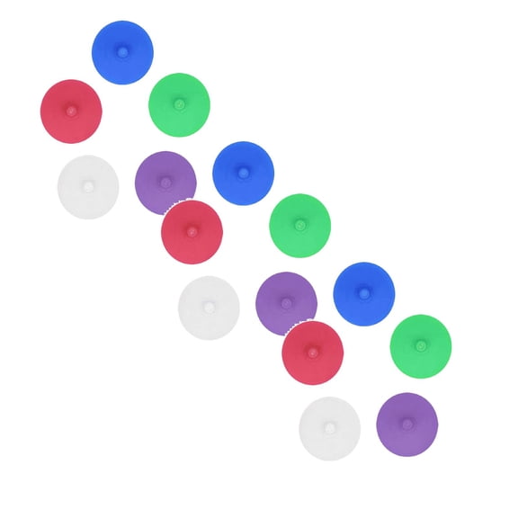 15 Pcs Mason Jar Fermentation Lids Waterless Airlock Fermenting Pickle Fermenter Caps Airlock Fermentation Lids for Wide Mouth Mason Jars, 3.2x3.2 Inch, Multicolor