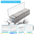 thumbnail image 2 of 2Pcs Trading Card Storage Box, Card Storage Box Plastic, Trading Card Case with Removable Dividers, for Standard Card, 2 of 8