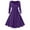 Purple, variant on Up to 65 off!Lolmot Cocktail Dress for Womens Vintage Long Sleeve Bandage Dress 1950s Tea Party Dresses Halloween Fit Flare Heart Neck Cross Strap Aline Midi Dress