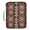 Ornate Retro Floral, variant on Haosy Accordion File Organizer Zipper Binder 500 Sheet 6-Tab Expanding File Folder Multi-Pocket 1.2 Inch 3 Ring Gold Flowers and Leaves