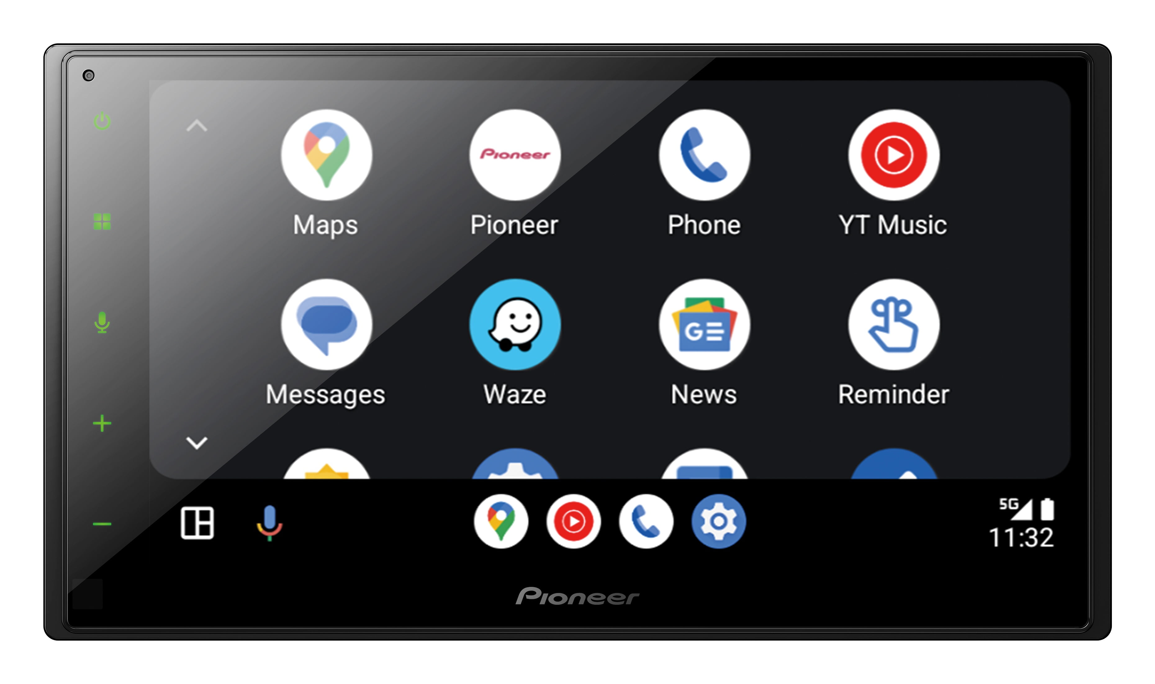 Pioneer DMH-260BT Car Stereo Receiver, Double DIN, 6.8" Touchscreen, Wireless Apple CarPlay & Android Auto, Bluetooth, Backup Camera Input
