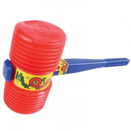 US Toy One Giant Squeaky Circus Carnival Clown Hammer, Colors May Vary