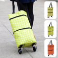 thumbnail image 3 of HLONK Sac de Transport Pliable à 2 Roues pour Magasinage, Chariot d'Épicerie, Bagage, USA, 3 of 14