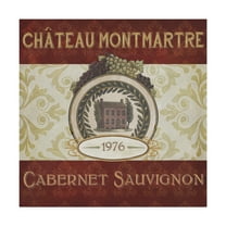 Trademark Fine Art 'Burgundy Wine Labels II' Canvas Art by June Erica Vess