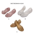 thumbnail image 4 of Sandalias planas Minnieouse de gelatina para mujer Rosa 43.1, 4 of 6