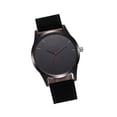 thumbnail image 1 of SHOWERORO Black Simple Watch Analog Quartz Watch 1Set Timekeeping for Meeting Room, 1 of 7