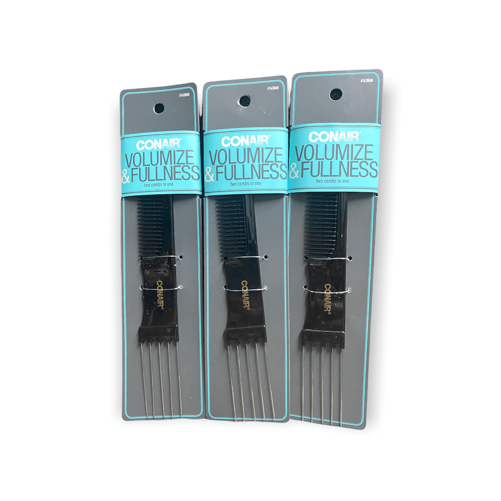 Conair Tease Lift Comb Pack of 3