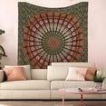 thumbnail image 3 of Gojian Handmade Indian hippie Bohemian Psychedelic Peacock Mandala Wall hanging College Dorm Beach Throws Table Cloth Bedding Tapestry, 3 of 6