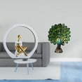 thumbnail image 2 of Figura De Niña Elegante, Estatua De Pavo Real, Escultura De Animal Para Mujer, Centro De Mesa, Dormitorio, Regalo Para Lectores, Estantería, Colección Abstracta De Granja, Adorno Versátil., 2 of 8
