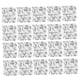 thumbnail image 3 of 20 Unids s Calcomanías s Autoadhesivos Arte Mosaico cinturo Línea Etiqueta gris, 3 of 7