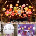 thumbnail image 3 of 8" Round Traditional Chinese Hanging Paper Lanterns for Wedding Party Event, 3 of 7