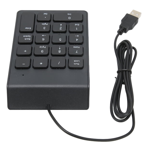 Teclado Numérico USB Mini 18 Teclas Teclado Numérico Para Computadoras Portátiles De Escritorio PC