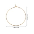thumbnail image 2 of unbranded 10Ud Pendientes De Dorados Grandes De Inoxidable Para Mujer Y, 2 of 8