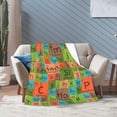 thumbnail image 7 of Periodic Table Of The Elements Blanket Gifts For Kids Adults - Lightweight Throw Blanket For Bedroom Living Room Decor Soft Fuzzy Fleece Cozy Plush Bed Couch 60"X50", 7 of 7