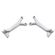 thumbnail image 4 of Reposapiés para Motocicleta Soporte para Reposapiés para Trident 660 TRIDENT660 2021-2024 Kit de Soporte para Estriberas de Pasajero Trasero Plata, 4 of 5