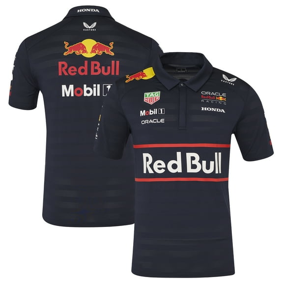 Men's Red Bull Racing Navy Red Bull Racing Replica Polo
