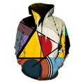 thumbnail image 1 of Sudadera con capucha y cremallera para hombre y mujer, otoño e invierno, con estampado 3D, estilo Harajuku, informal, a la moda, ropa de calle, 2024, 1 of 6