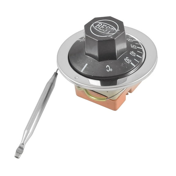 250V 16A 30-110 Celsius Temperature Control Thermostat w 30.7" Capillary