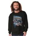 thumbnail image 3 of Cool Retro Unleashed Power Racecar Sweatshirt for Men or Women Brisco Brands M, 3 of 4