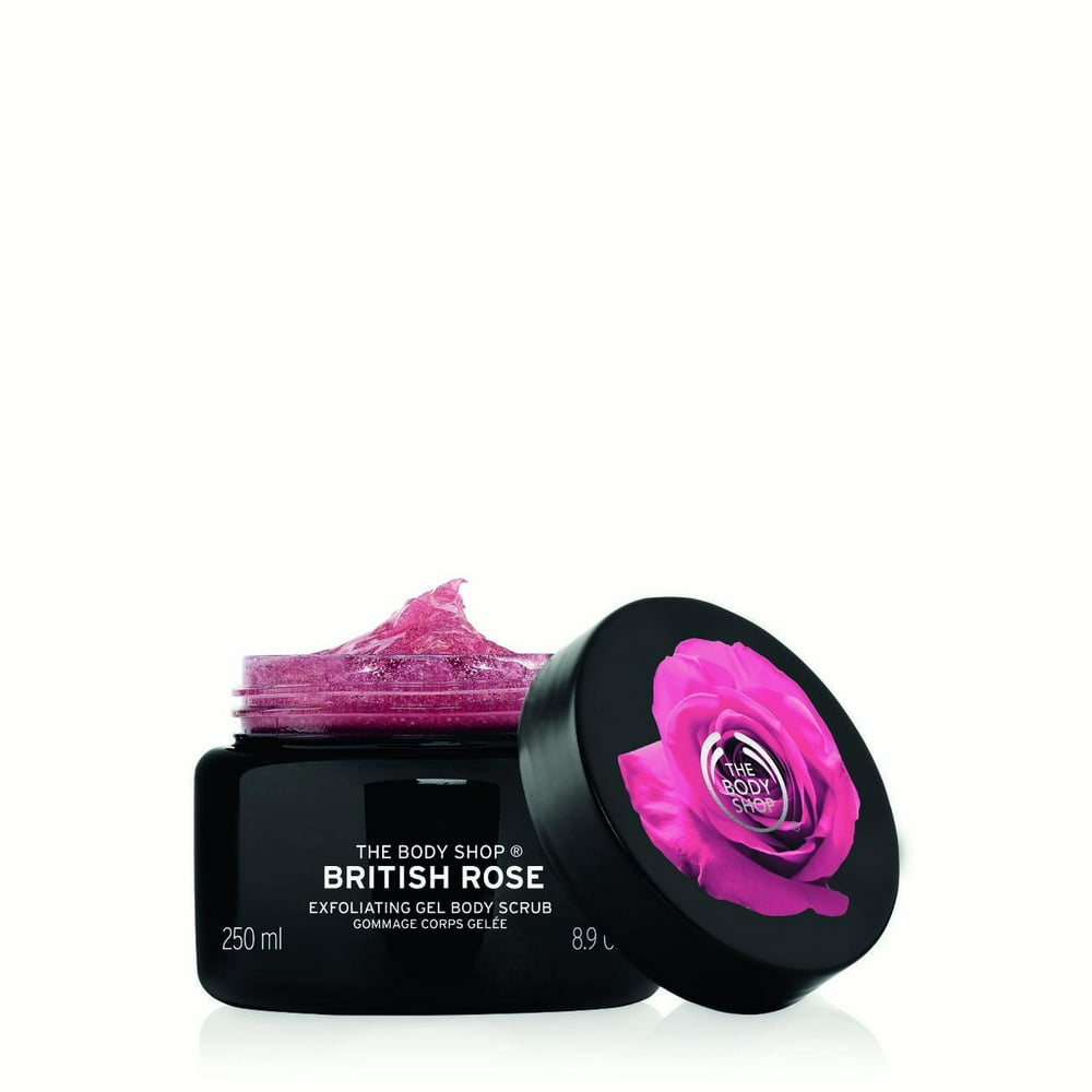 The Body Shop The Body Shop British Rose Exfoliating Gel Body Scrub