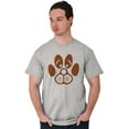 thumbnail image 4 of Cute Dog Face Paw Print Puppy Lover Men's Graphic T Shirt Tees Brisco Brands S, 4 of 4