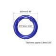 thumbnail image 2 of Unique Bargains Round Spring O Rings, 25mm/ 0.98' Trigger Buckle Snap Sapphire, 4Pack, 2 of 5
