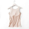 thumbnail image 6 of Jxximdong Tank Top for Women Women's Fashionable Casual Padded Tank Top Without Wire Bra Cup Integrated Tank Top Suspenders Spring Tops for Women, 6 of 8