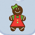 thumbnail image 4 of Inktastic Gingerbread Girl Christmas Boys or Girls Baby Bib, 4 of 4