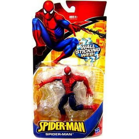 Marvel Spider-Man Wall Sticking Web with Red & Blue Spider-Man Action Figure