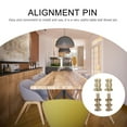 thumbnail image 2 of 20 Sets Table Bolt Sleeve Connectors Durable Table Dowel Pin Alignment Pin, 2 of 7