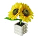 thumbnail image 2 of Lámpara de flores de girasol Nightlight, moderna, lámpara de mesa táctil, luz de flores artificiales para la decoración del escritorio del dormitorio, 2 of 10